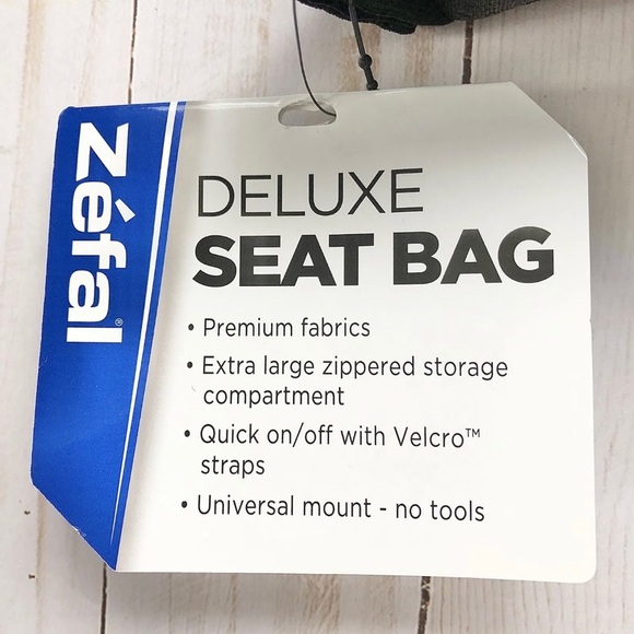 Zefal‎ Deluxe Under Seat Bag for Bicycle, Zipper Storage, Hook Loop Closure, NEW - Picture 4 of 7